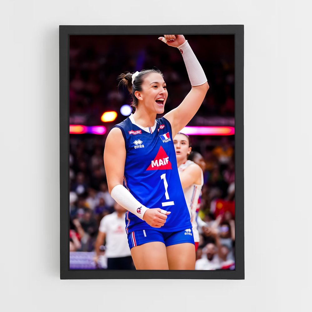 Poster Cheer for Victory – affiche Volleyball (vue 2)